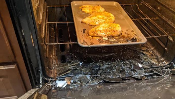 Can I Use Oven If Inside Glass Is Broken