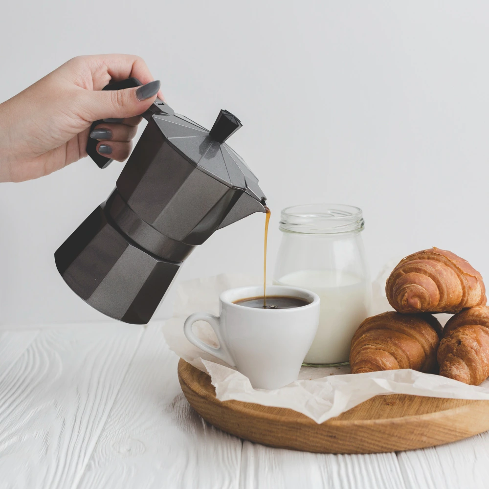 All Stainless Steel Coffee Maker No Plastic
