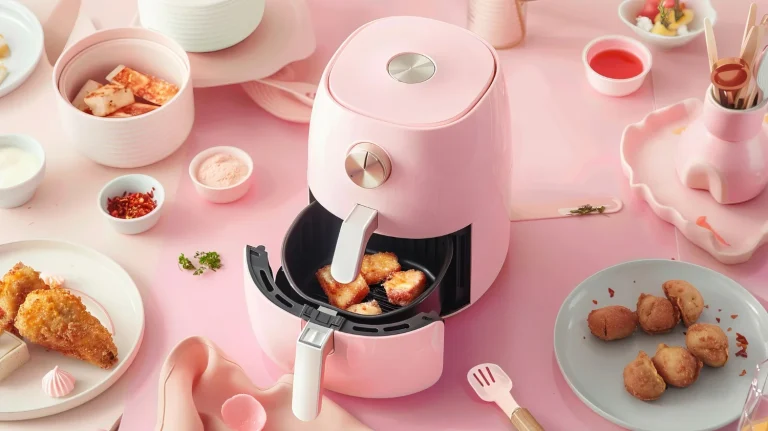 pink kitchen appliances