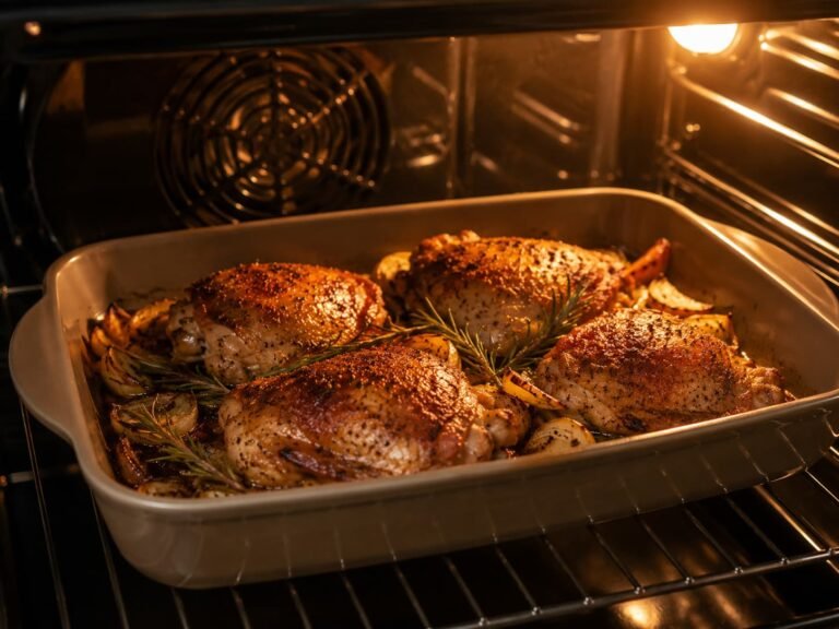 how long to cook chicken thighs in oven