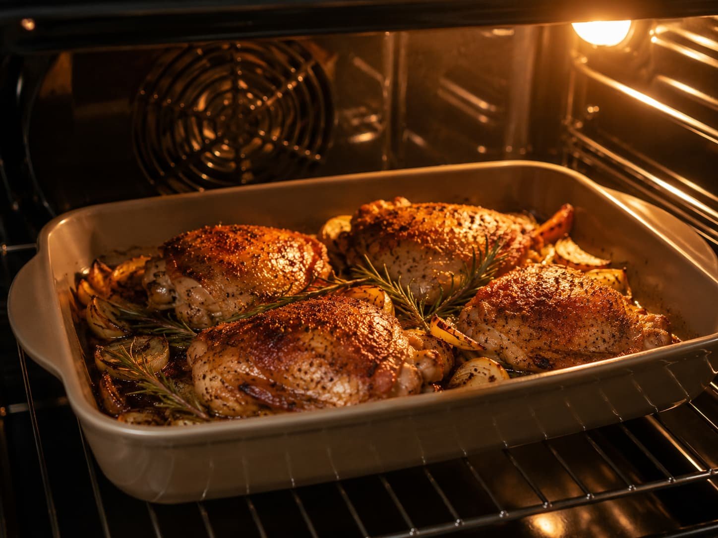 how long to cook chicken thighs in oven