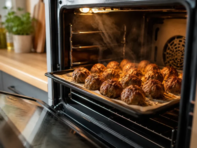 how long to cook meatballs in oven